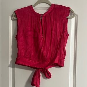 Anthropologie Elegant Pink Sleeveless Top